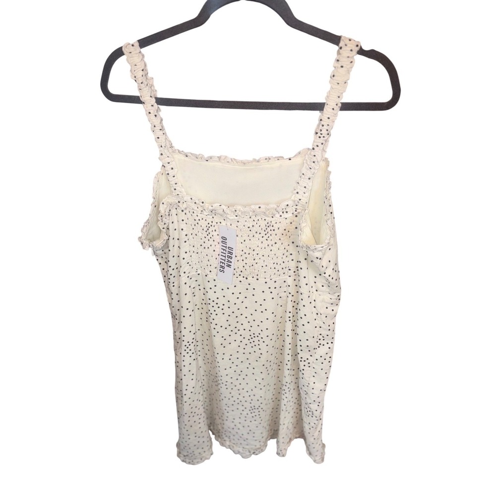 Romantic Polka Dot Smocked Mini Dress Cottagecore Summer Urban Outfitters NWT - Picture 4 of 12